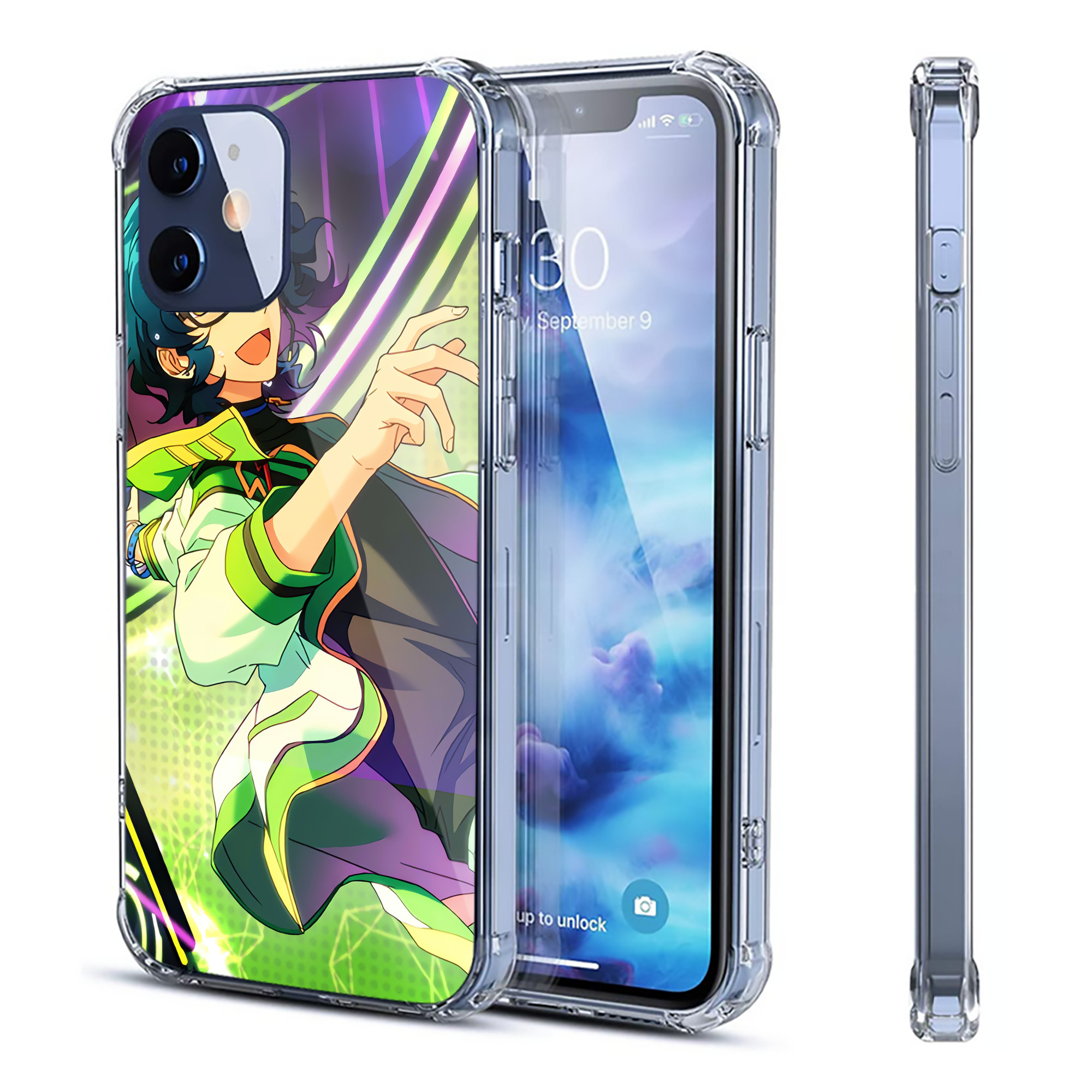 （画像用） あんさんぶるスターズ! Ensemble Stars 【iPhone 12シリーズ対応】透明スマホケース（クリアソフトケース）